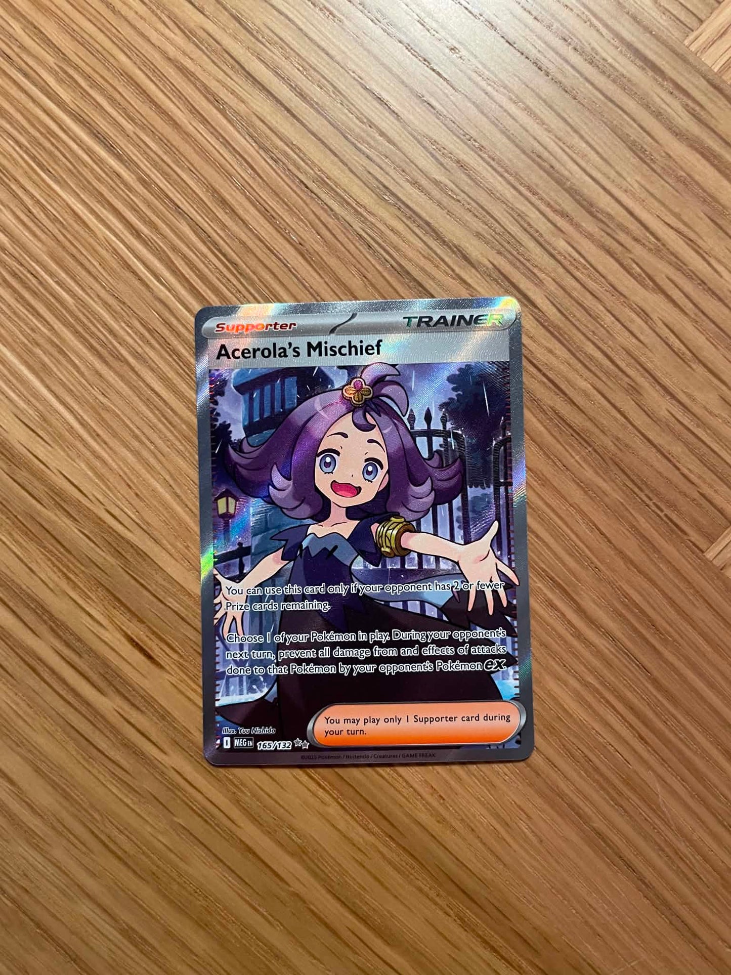 Acerola’s Mischief 165/132 – Ultra Rare – Mega Evolution