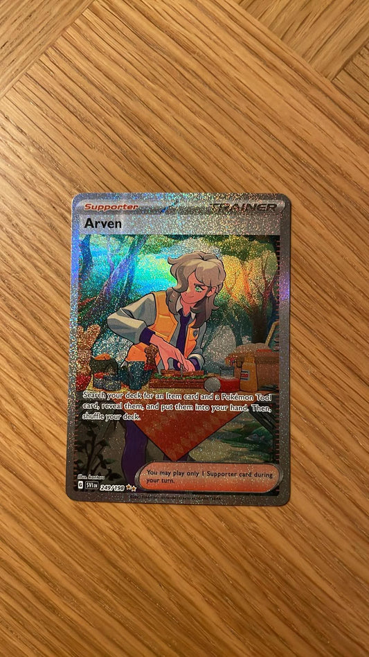 Arven 249/198 – Special Illustration Rare – Scarlet & Violet – Damaged