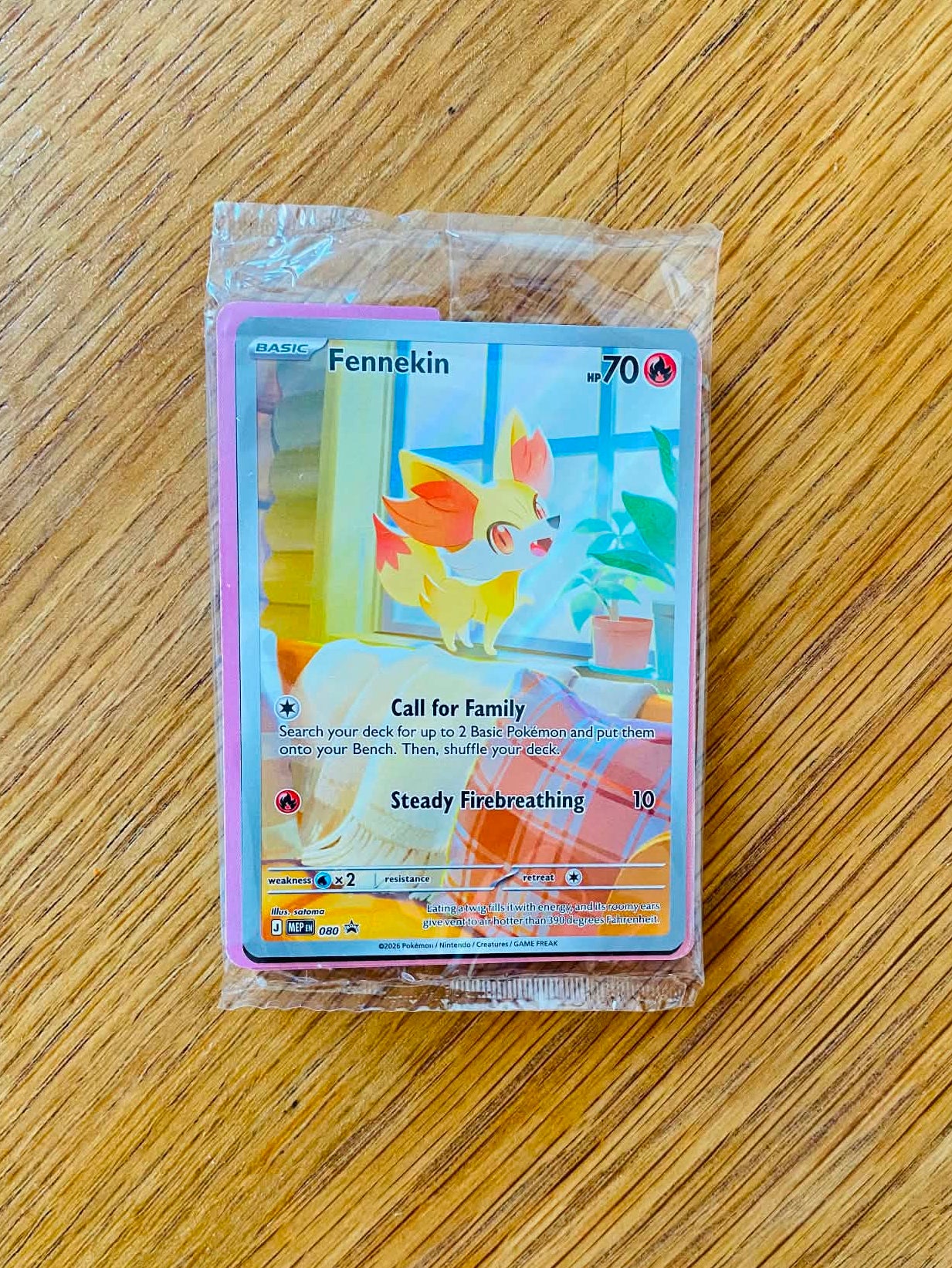 Fennekin MEP 080 – Black Star Promo – Chaos Rising ETB Promo (Sealed)