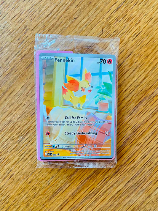 Fennekin MEP 080 – Black Star Promo – Chaos Rising ETB Promo (Sealed)