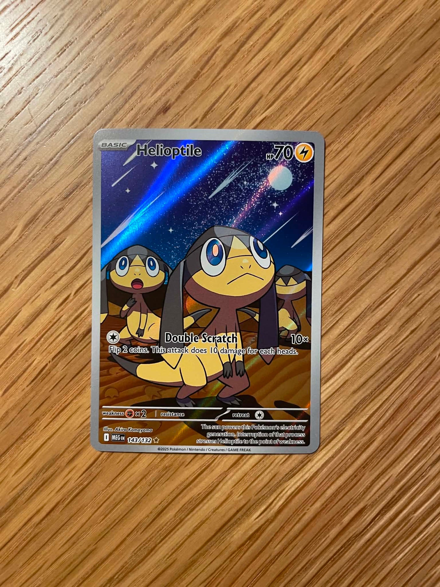 Helioptile 143/132 - Illustration Rare - Mega Evolution