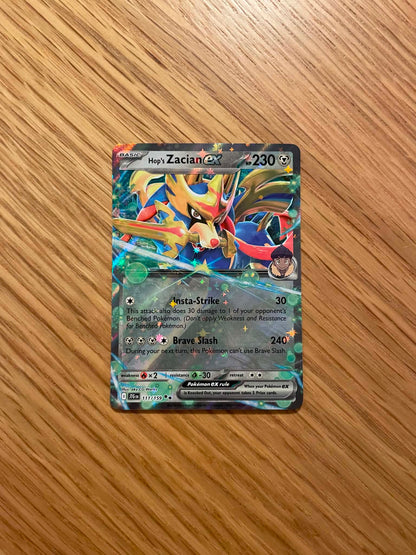 Hop’s Zacian ex 111/159 – Double Rare – Journey Together