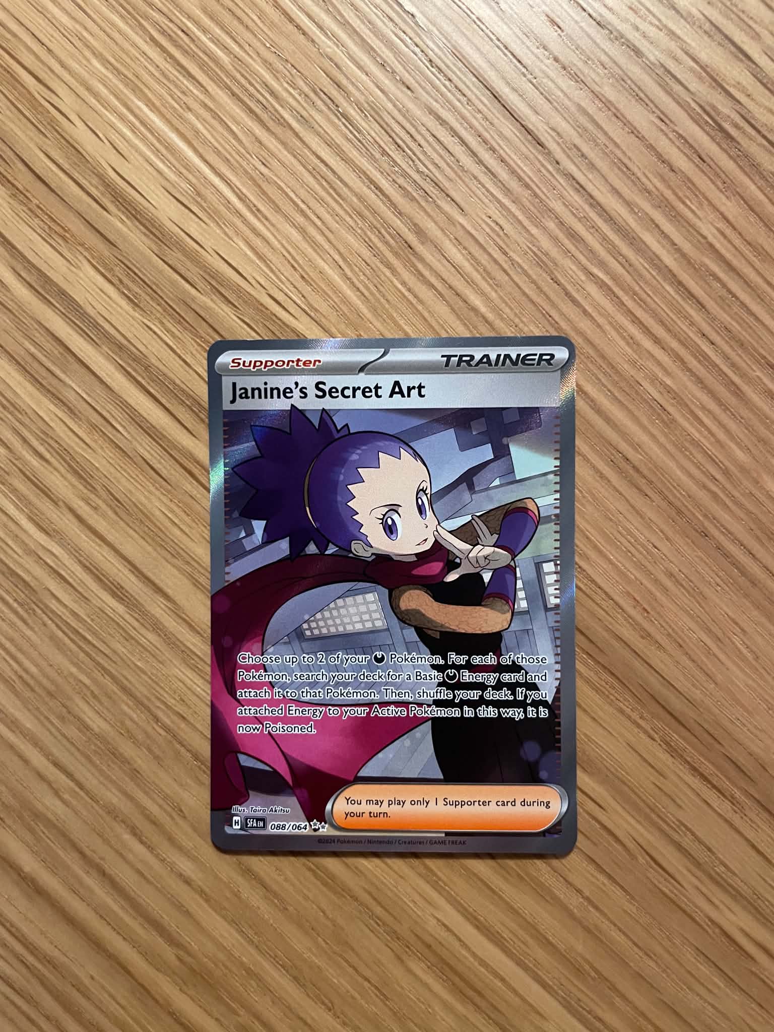 Janine’s Secret Art 088/064 – Ultra Rare – Shrouded Fable