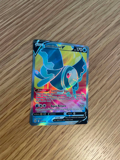 Lumineon V 155/172 – Ultra Rare Full Art – Brilliant Stars
