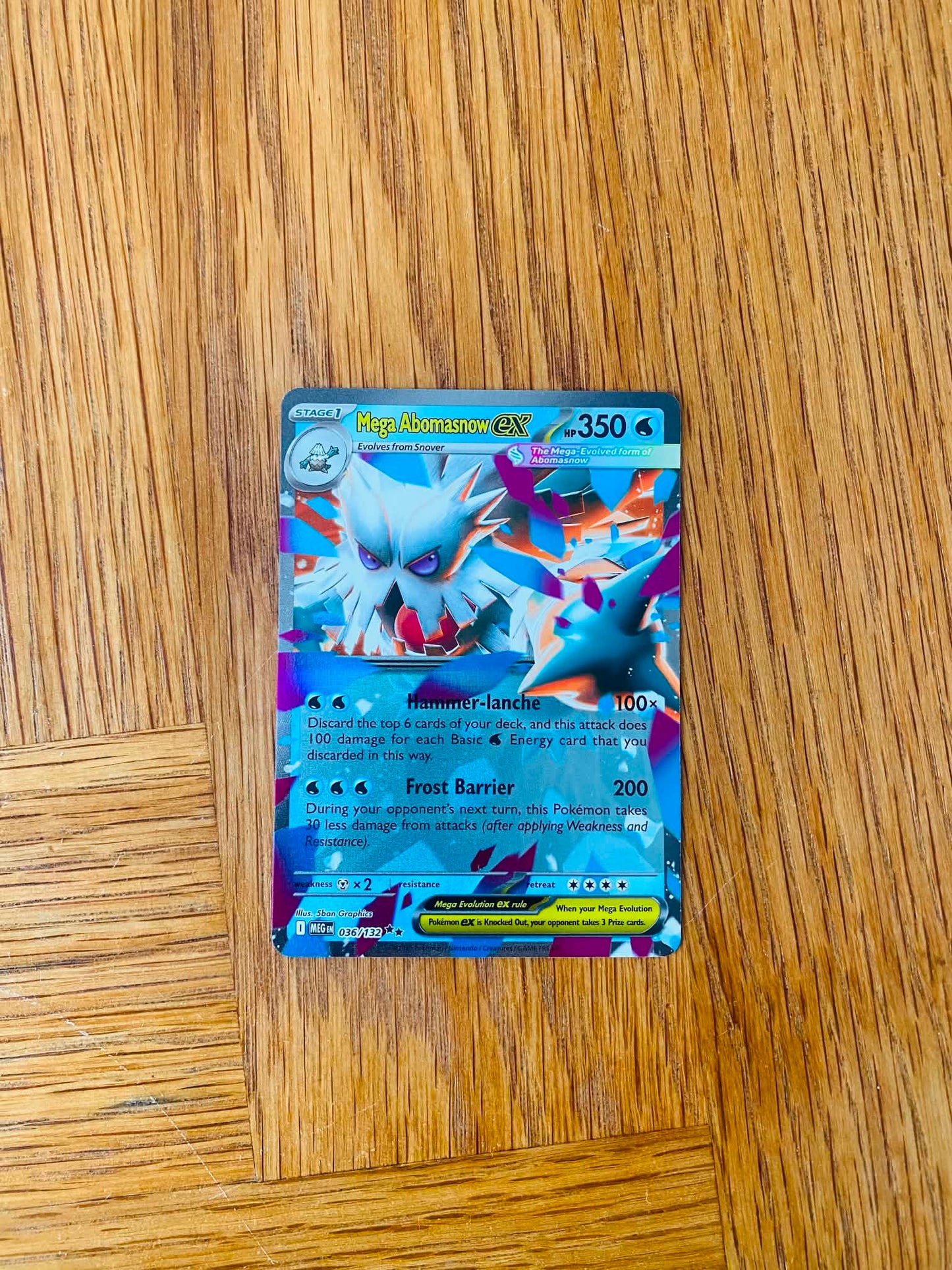 Mega Abomasnow ex 036/132 – Double Rare – Mega Evolution