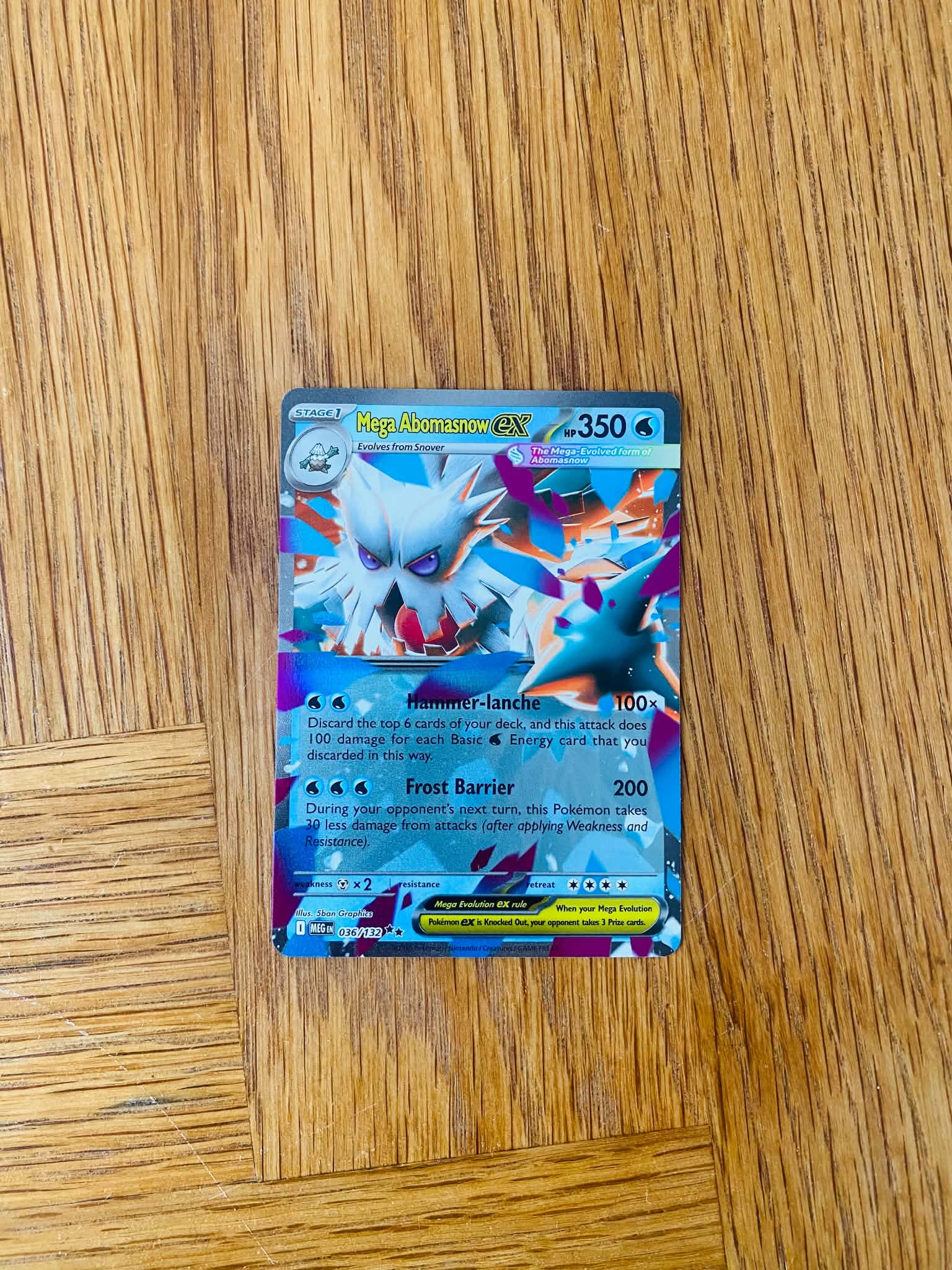 Mega Abomasnow ex 036/132 – Double Rare – Mega Evolution