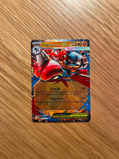 Mega Lucario ex 077/132 – Double Rare – Mega Evolution
