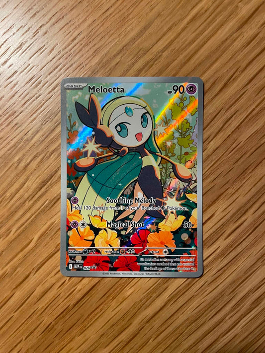 Meloetta MEP 026 – Illustration Rare – Mega Evolution Black Star Promo