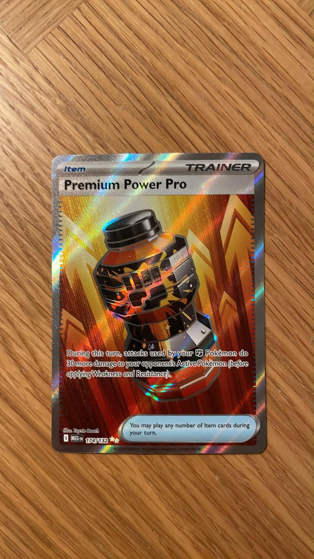 Premium Power Pro 174/132 – Ultra Rare – Mega Evolution